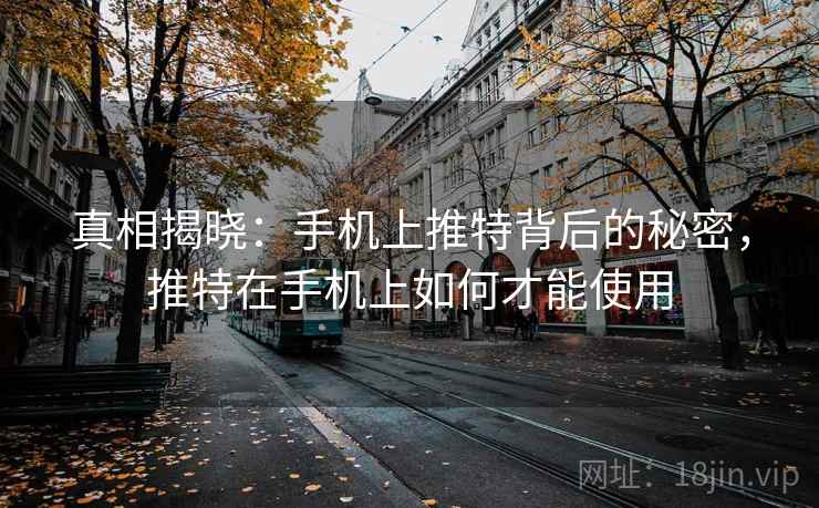 真相揭晓:手机上推特背后的秘密,推特在手机上如何才能使用 真相揭晓:手机上推特背后的秘密,推特在手机上如何才能使用